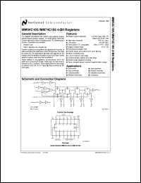 Click here to download MM54C195J/883 Datasheet