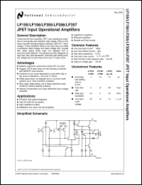 Click here to download LF356M Datasheet
