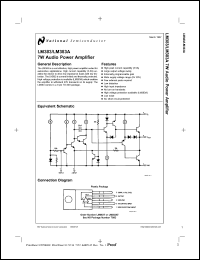 Click here to download LM383 Datasheet