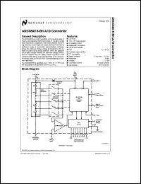 Click here to download ADC0800 Datasheet