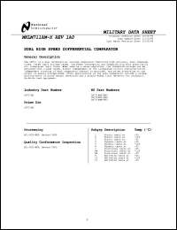 Click here to download LM711AMH/883 Datasheet