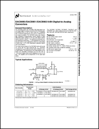 Click here to download DAC0802LCJ Datasheet