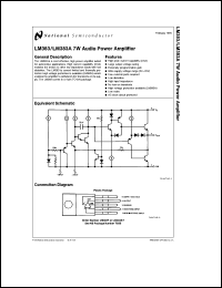 Click here to download LM383T Datasheet
