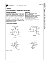 Click here to download LM4250CJ Datasheet