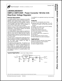 Click here to download LM2594-3.3MWC Datasheet