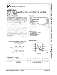 Click here to download LM8262MMX Datasheet