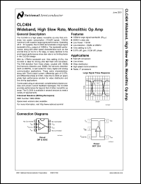 Click here to download CLC404A8D Datasheet