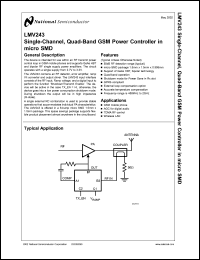 Click here to download LMV243BL Datasheet