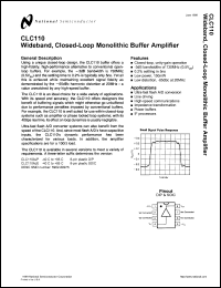 Click here to download CLC110AJP Datasheet