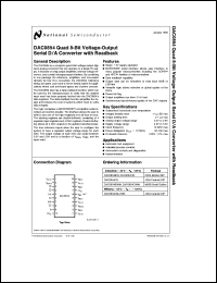 Click here to download DAC0854CIWM Datasheet