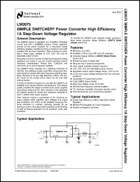 Click here to download LM2675-5.0MDC Datasheet