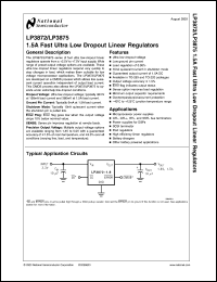 Click here to download LP3872ET-5.0 Datasheet