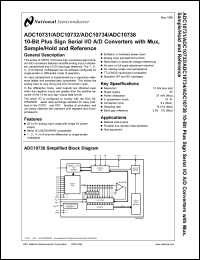 Click here to download ADC10731CIN Datasheet