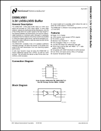 Click here to download DS90LV001TM Datasheet