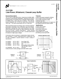 Click here to download CLC109AJP Datasheet