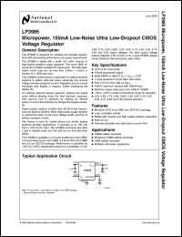 Click here to download LP3985ITL-285 Datasheet