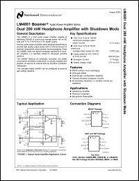 Click here to download LM4881MMX Datasheet