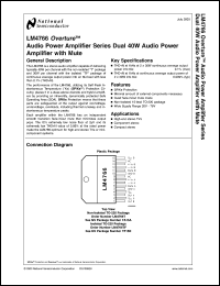 Click here to download LM4766TF Datasheet