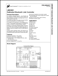 Click here to download LMX5001VBCX Datasheet