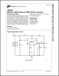Click here to download LM2622-ADJMWC Datasheet