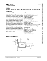 Click here to download LM2623ALDX Datasheet