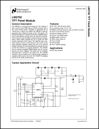 Click here to download LM2702MTX-ADJ Datasheet