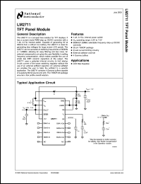 Click here to download LM2711 Datasheet