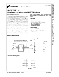 Click here to download LM2725M Datasheet