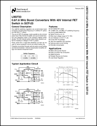 Click here to download LM2733XEVAL Datasheet