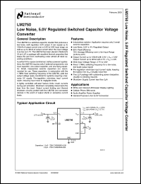Click here to download LM2750LD-5.0 Datasheet
