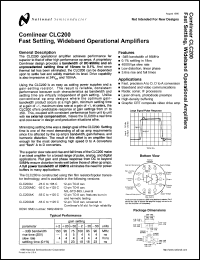 Click here to download CLC200A8AC Datasheet