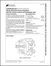 Click here to download LM4838ITLX Datasheet