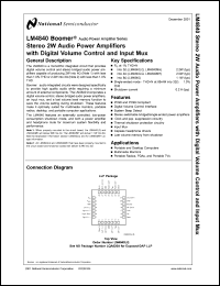 Click here to download LM4840LQ Datasheet