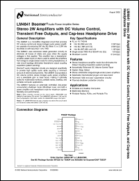 Click here to download LM4841MTX Datasheet