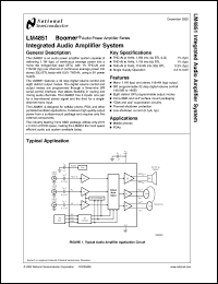 Click here to download LM4851LQX Datasheet