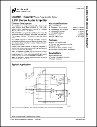 Click here to download LM4866LQX Datasheet