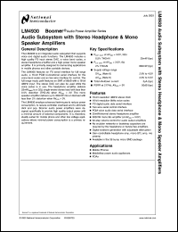Click here to download LM4930ITLX Datasheet