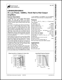 Click here to download LMH6642MFX Datasheet