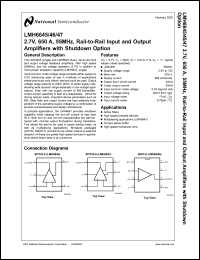 Click here to download LMH6645MF Datasheet