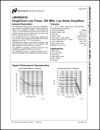Click here to download LMH6654MDC Datasheet