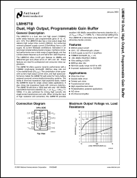 Click here to download LMH6718MA Datasheet