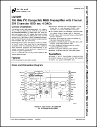 Click here to download LM1237AAF/NA Datasheet