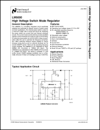 Click here to download LM5000-3MTCX Datasheet
