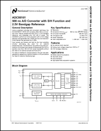 Click here to download ADC08161BIN Datasheet