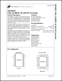 Click here to download ADC08351CILQ Datasheet