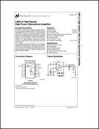 Click here to download LM6313N Datasheet