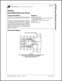 Click here to download DS8830N Datasheet