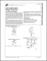 Click here to download LM211J Datasheet