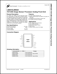 Click here to download LM9820 Datasheet