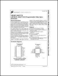 Click here to download LM1882-RCN Datasheet